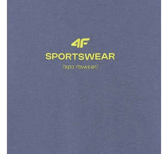 Pánske tričko 4F M2961 denim 4FWAW25TTSHM2961 32S pánske