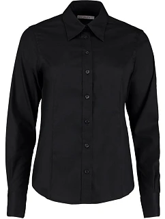 KK 702 Halenka Oxford s dlouhým rukávem black model 22420414 - Kustom Kit