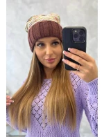 Dámská čepice Feba K330 hnědá