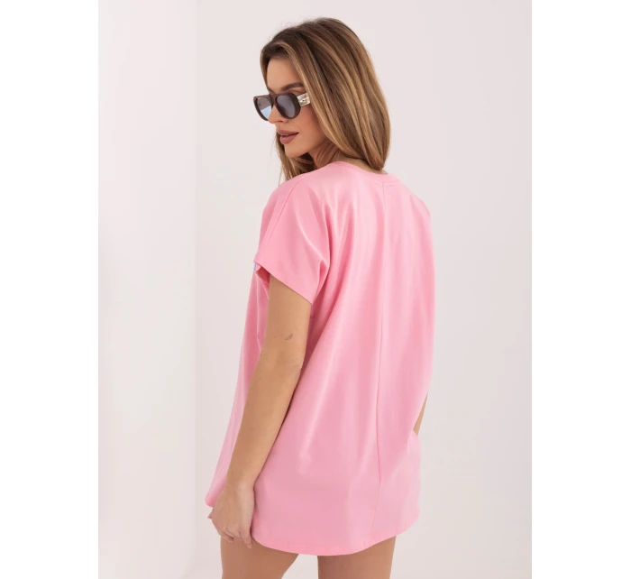 T shirt RV TS model 22020658 jasny różowy - FPrice