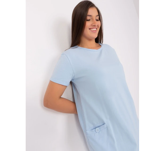 RV TU 8862 tunika.69P svetlo modrá