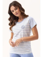 Luna 696 cr/r M-2XL L24 dámske pyžamo Luna 696 cr/r M-2XL L24 dámske pyžamo