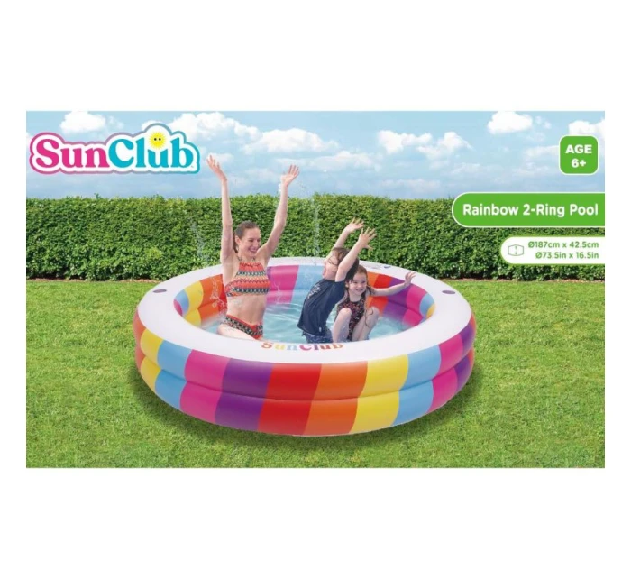 DETSKÁ ZÁCHRANA 2-BAR Rainbow 187x42,5 cm 51457