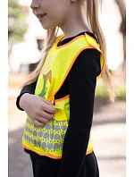 Korntex FUN Detská bezpečnostná vesta 76.FUNY hi vis yellow/elephant Korntex FUN Detská bezpečnostná vesta 76.FUNY hi vis yellow/elephant