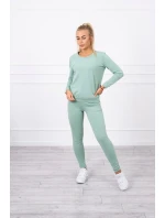 Tmavě mátová mikinová souprava Tmavě mátová mikinová souprava