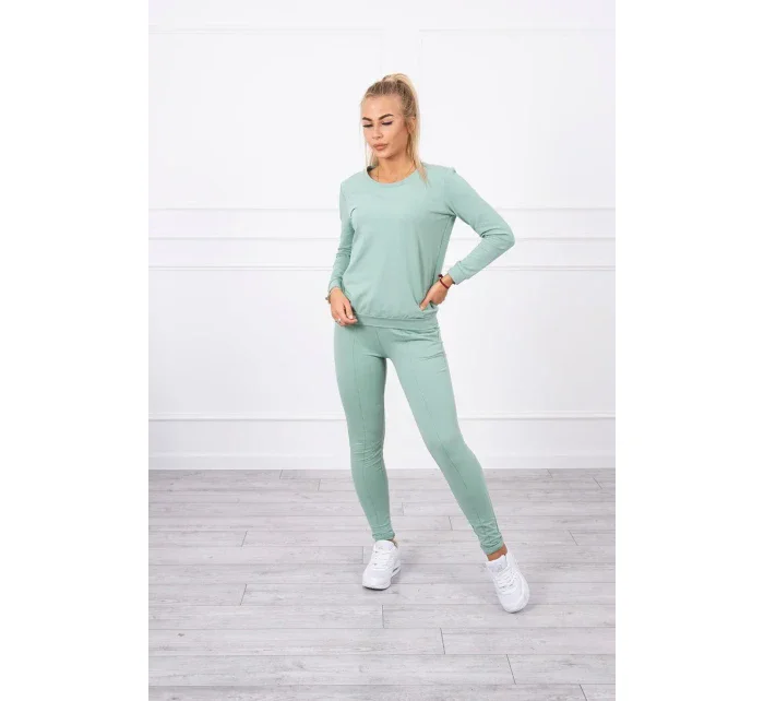 Tmavě mátová mikinová souprava Tmavě mátová mikinová souprava
