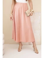 Dámská viskózová model 22025232 sukně tmavě meruňková - K-Fashion Dámská viskózová model 22025232 sukně tmavě meruňková - K-Fashion