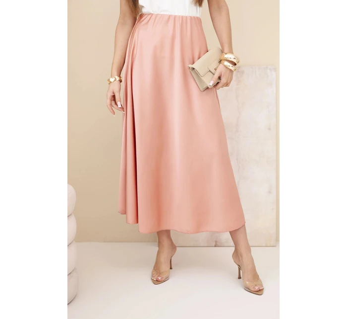 Dámská viskózová model 22025232 sukně tmavě meruňková - K-Fashion Dámská viskózová model 22025232 sukně tmavě meruňková - K-Fashion