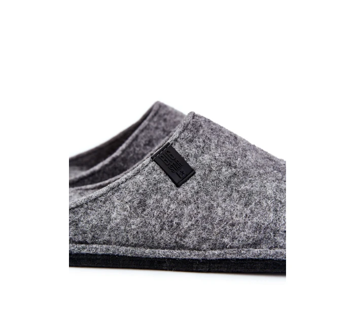 Klasické pánské pantofle Big Star model 21601045 šedé - Big Star Shoes