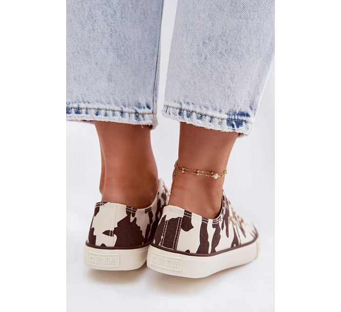 Dámské nízké tenisky Big Star TT274771 s výšivkou