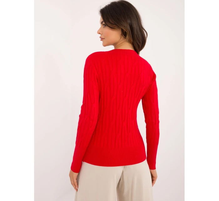 Jumper AT SW 2338 2.61 tmavo červená