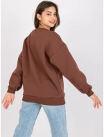 Mikina EM BL U617.95 tmavo hnedá