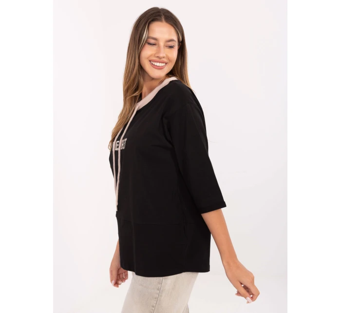 Bluzka RV BZ model 21406702 czarny - FPrice Bluzka RV BZ model 21406702 czarny - FPrice