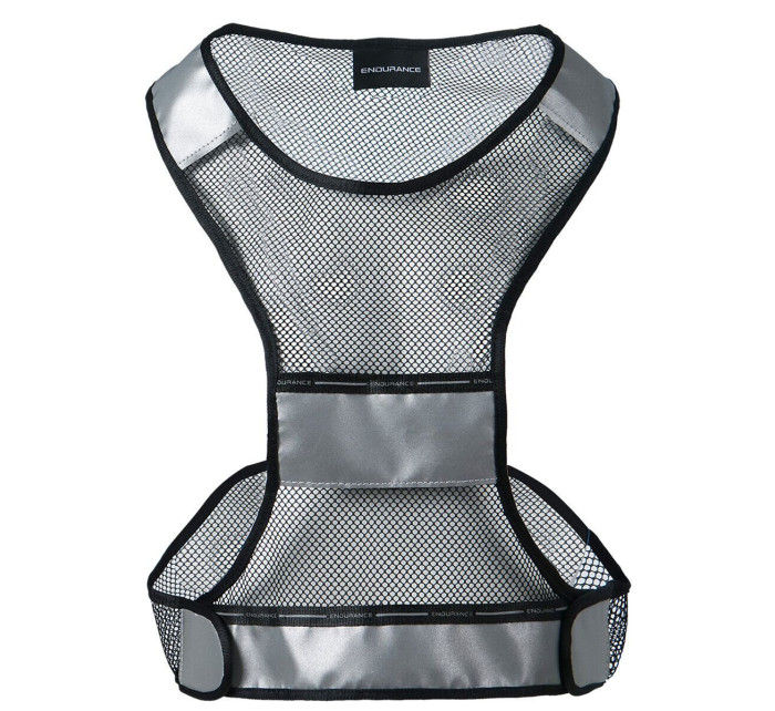 Reflexná vesta Borwey Unisex Safety Vest SS23 čierna - Endurance