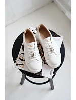 Dámske kožené tenisky 39973 white - Vinceza
