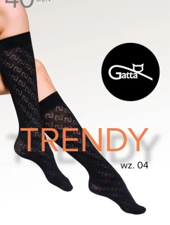Gatta Knee Socks 04 40 DEN kolor:nero