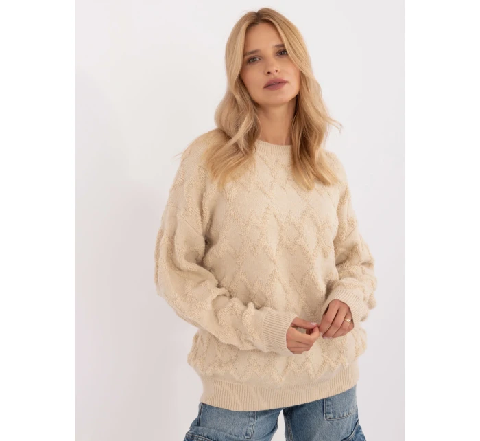 Jumper AT SW 2361.61 svetlo béžový Jumper AT SW 2361.61 svetlo béžový