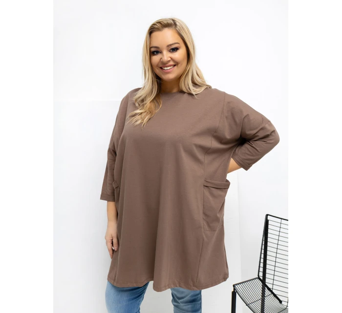 Blúzka RV BZ A1076.00 tmavá lila