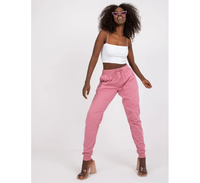 Tepláky TW DR 1033.16P tmavo ružová