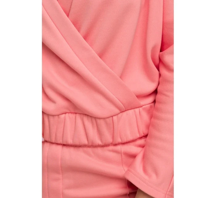 model 21047156 Zavinovací mikina korálová - BeWear
