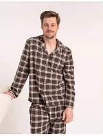 Pyžamo Moraj PDM5700-003 s dlhými rukávmi, veľkosti M–4XL, na zapínanie