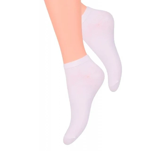 Hladké dámske ponožky Steven art.052