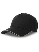 5 panelová baseballová kšiltovka black model 22411162 - Atlantis Headwear 5 panelová baseballová kšiltovka black model 22411162 - Atlantis Headwear