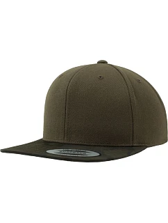 6 panelová Snapback kšiltovka olive camo model 22433502 - Flexfit