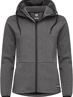 Cutter & Buck Pemberton Jacket Women Dámska mikina s kapucňou 68.8419 antracitová melírovaná