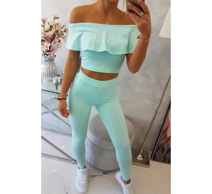 Sada s volánky máta