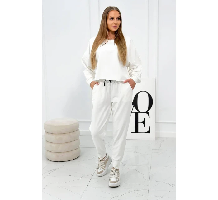 Set 2dílná mikina + kalhoty ecru Set 2dílná mikina + kalhoty ecru