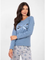DU PI FP 008.30 sivomodré pyžamo