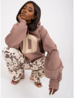 Mikina EM BL 651/D.29X hnedá