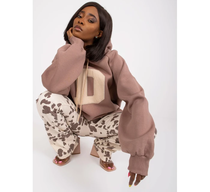 Mikina EM BL 651/D.29X hnedá