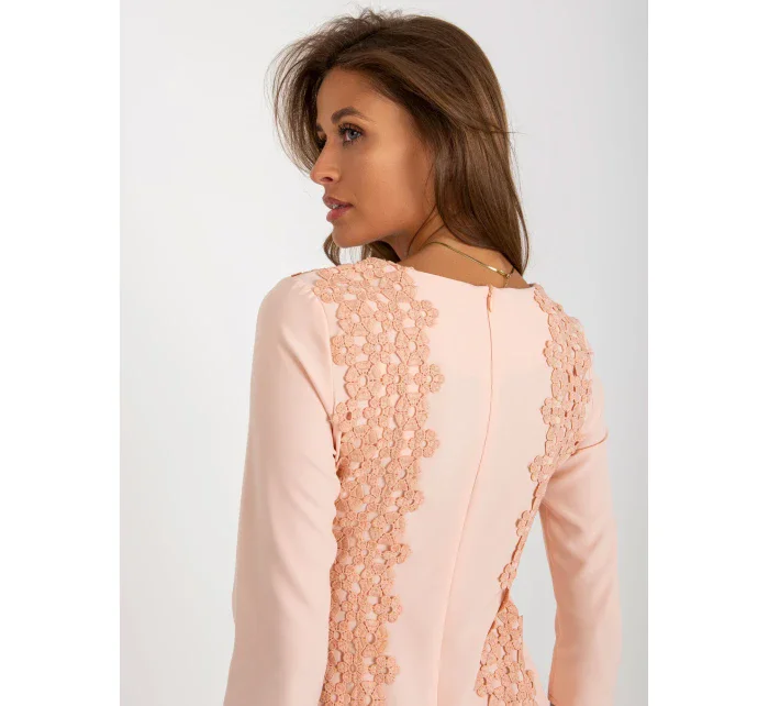 Sukienka LK SK model 18547510 brzoskwiniowy - FPrice