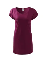 Love tričko/šaty fuchsiovej farby