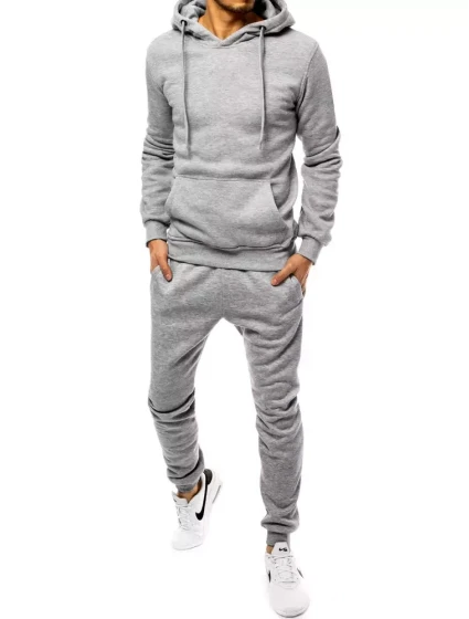 Pánské světle šedé tepláky model 21963006 - Dstreet