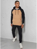 Pánská základní mikina s kapucí ve velbloudí barvě Dstreet model 21985971 - FashionStreet Pánská základní mikina s kapucí ve velbloudí barvě Dstreet model 21985971 - FashionStreet
