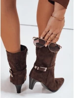 Dámske semišové hnedé topánky FashionStreet ZY1207 Dámske semišové hnedé topánky FashionStreet ZY1207
