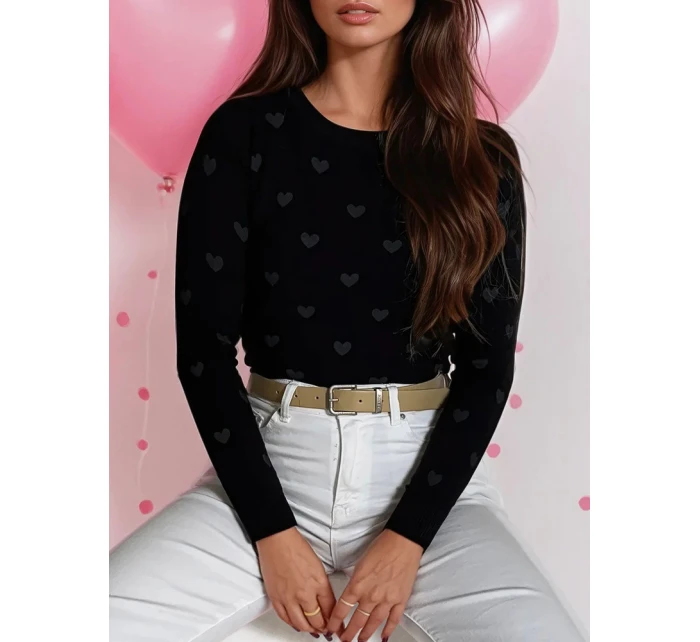 FREYJA dámsky sveter čierny FashionStreet MY2061 FREYJA dámsky sveter čierny FashionStreet MY2061