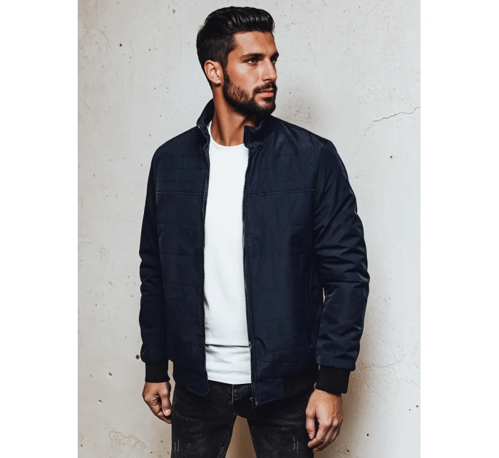 Pánská přechodná bunda tmavě modrá Dstreet model 21983050 - FashionStreet Pánská přechodná bunda tmavě modrá Dstreet model 21983050 - FashionStreet