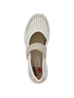 Pohodlná polobotka W béžová model 22033608 - Rieker