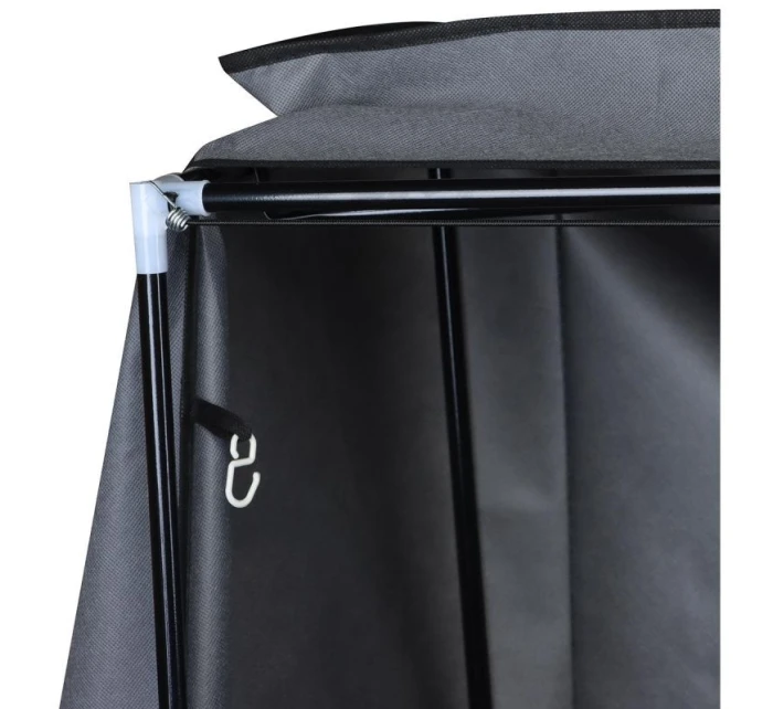 168x45x172 cm TEXTILNÁ ZÁHRADNÁ SIEŇ Tmavo šedá 45238 168x45x172 cm TEXTILNÁ ZÁHRADNÁ SIEŇ Tmavo šedá 45238