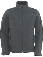 B&C Hooded Softshell /men Pánská 3-vrstvá softshellová bunda s kapucí model 22482909 dark grey B&C Hooded Softshell /men Pánská 3-vrstvá softshellová bunda s kapucí model 22482909 dark grey