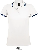 SOL'S Pasadena Women Dámské piqué polo model 22521884 white/navy SOL'S Pasadena Women Dámské piqué polo model 22521884 white/navy