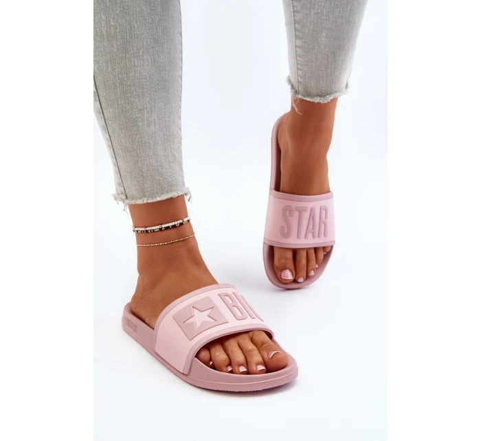 Dámské Žabky Big Star model 21651547 Růžové - Big Star Shoes