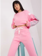 Spodnie dresowe EM DR HS 21 model 18741315 różowy - FPrice Spodnie dresowe EM DR HS 21 model 18741315 różowy - FPrice