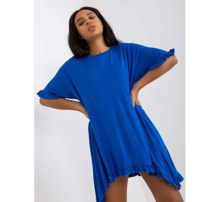 Sukienka RV SK model 21127079 ciemny niebieski - FPrice Sukienka RV SK model 21127079 ciemny niebieski - FPrice