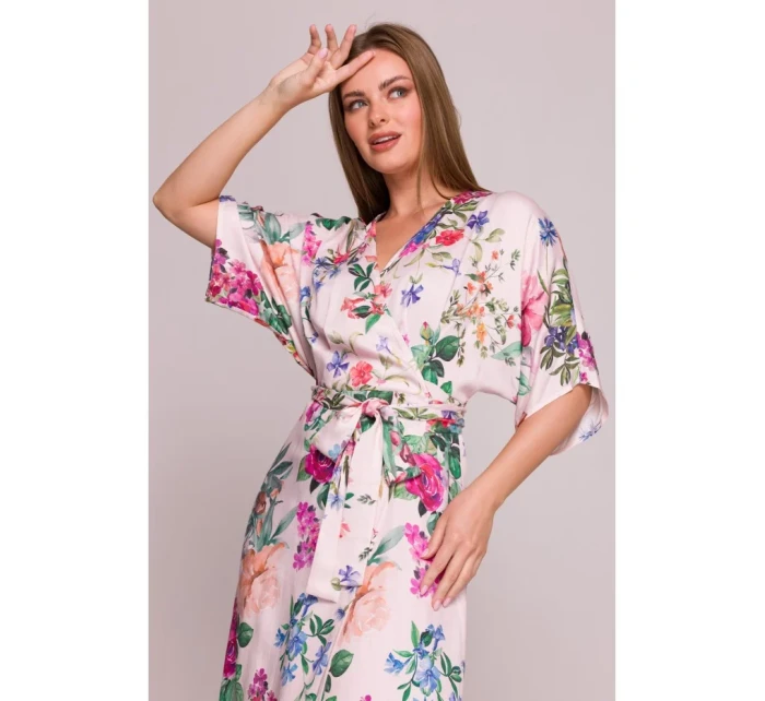 model 21154660 Zavinovací maxi šaty s potiskem model 1 - STYLOVE