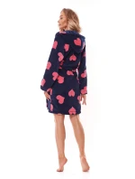 Dámsky župan 2310 Futura tmavomodrý - L&L